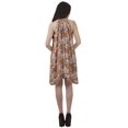 thumbnail image 4 of Moomaya Printed Tunic Tank Dress Swing Dress Halter Neck Mini Summer Dress, 4 of 4