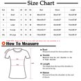 thumbnail image 3 of SMihono Hauts pour Femmes Été Chic Décontracté Mode Femme Imprimé Décontracté Col Rond Manches Courtes T-Shirt Ample Blouse Hauts T-Shirt Oversize pour Femmes, 3 of 5