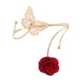 thumbnail image 2 of DIANWUDG Sangle de Rideau à Ouverture Florale Boucle de Rideau Personnalisée Boucle de Rideau Sim-ple en Métal B-utterfly, 2 of 6