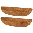 thumbnail image 1 of 2x Trough Shaped Coco Liners for Garden Inserts Replacement Liner Flower Pot 36 inch, 1 of 8