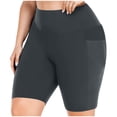 thumbnail image 1 of Wlynlyn Plus Size Biker Shorts for Women High Waisted Compression Yoga Tights Quick Dry Workout Shorts, 1 of 7