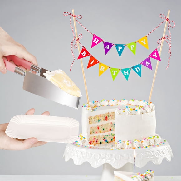 Stainless Steel Cake Cutter and Server | Adjustable Dessert Slicer for Birthday Parties | Multi-Use Kitchen Tool for Pies, Bars, and Cakes | Ergonomic Handle for Easy Slicing