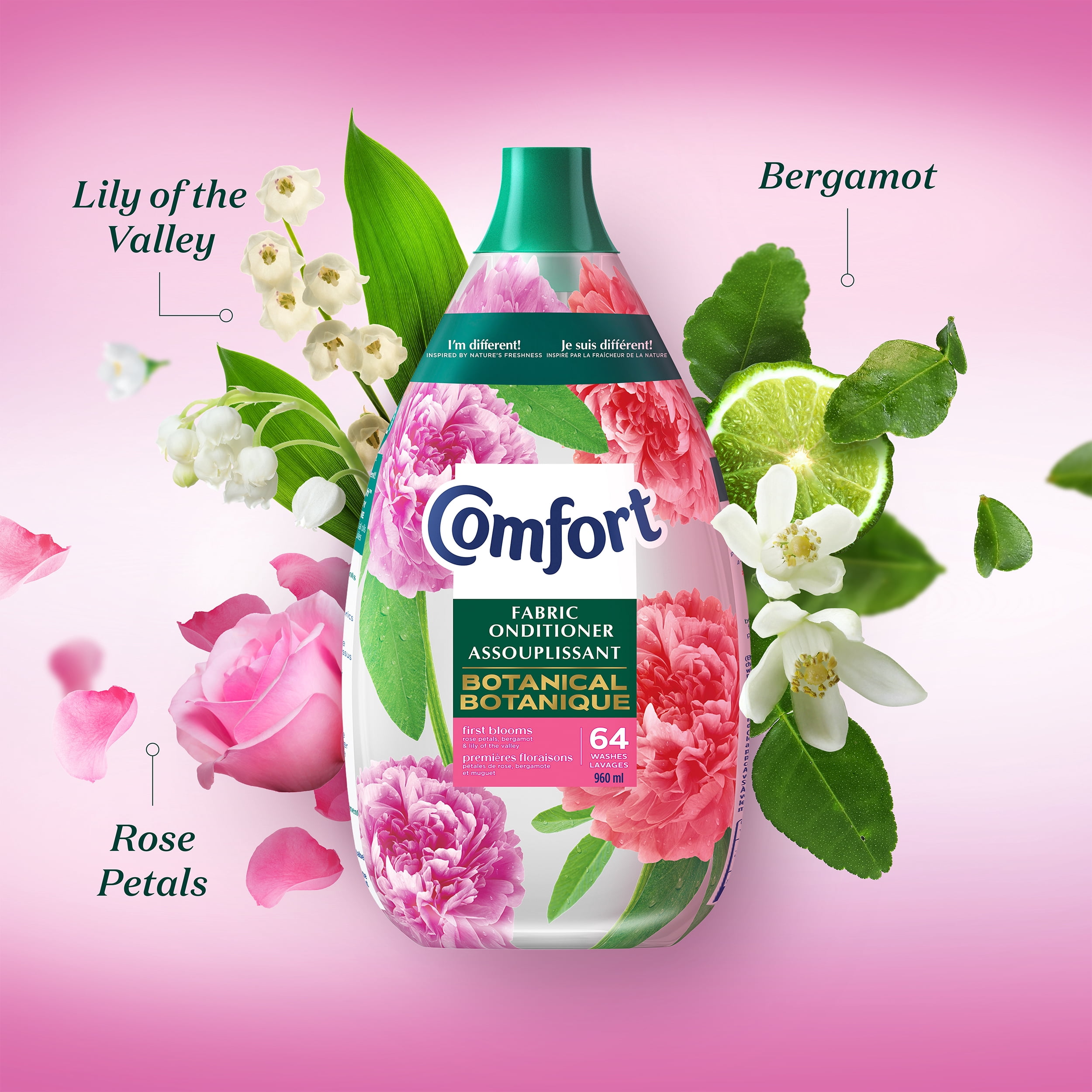 Comfort Fabric Conditioner First Blooms 64W 960ml