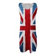 thumbnail image 4 of Fridja Liquidation Chemises du 4 Juillet pour Femmes Robe d'Été Décontractée Imprimée Sans Manches avec Poches Cadeaux de Festival (Rouge, S), 4 of 5