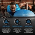 thumbnail image 3 of BOSU Pro NexGen 65 Centimeter Home or Gym Ball Balance Trainer Having Enhanced Grip with Pump, Blue, 3 of 11