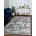 thumbnail image 3 of Unique Loom 3134093 8 x 10 ft. Salle Garnier Sofia Rectangular Rug, Gray, 3 of 5