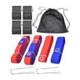 thumbnail image 2 of Almencla Ensemble d'Accessoires pour Lignes de Terrain de Volleyball de Plage Sangle en Sangle 16 m et 8 m Rouge et Bleu, 2 of 8