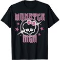 thumbnail image 1 of Monster High Alumni - Skull Logo With Stars T-Shirt - White - XL, 1 of 4