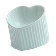 thumbnail image 2 of Ceramic Tilted Elevated Cat Bowl Handicrafts Porcelain Cat Feeding Bowl Cute Simple Cleaning for Cats Kitten Small Dogs Functional Food Green, 2 of 8