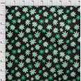 thumbnail image 4 of oneOone Polyester Spandex Light Green Fabric Abstract Retro Floral Sewing Material Print Fabric By The Yard 56 Inch Wide, 4 of 4