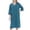 Green, variant on Kaemgyyd Womens Robe Housecoat Soft Lightweight 3/4 Sleeves Zip up Nightgown with Pockets Loose V Neck Bathrobe Zipper Loungewear