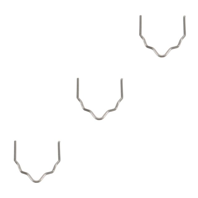 Decodeary 500pcs Fer à Souder de Qualité Professionnelle pour des Réparations Précises en Plastique Retardent les Machines à Souder en Acier Inoxydable en Forme de V 0.8 * 500pcs 3Set