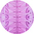 thumbnail image 1 of Ahgly Tapis Rond Lavable en Machine Intérieur Transitionnel Fleur Rose, 5 Pieds Rond, 1 of 7