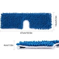 thumbnail image 3 of Noehoiugi Machine Washable Microfiber Mop Replacement Pads – Double-Sided Dry And Wet Cleaning Cloths For Spin Mop, 3 of 8
