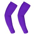 thumbnail image 1 of Unique Bargains 1 Pair Reduce Joint Pain Arm Elbow Compression Sleeve M Size Purple, 1 of 7