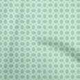 thumbnail image 1 of oneOone Cotton Silk Light Green Fabric Geometric Sewing Craft Projects Fabric Prints By Yard 42 Inch Wide, 1 of 4