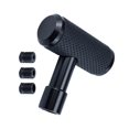 thumbnail image 3 of Miulika Automobile Car Aluminum Alloy Automatic Gear Knobs Universal Accessory Black, 3 of 9