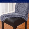 thumbnail image 3 of Subrtex Dining Chair Slipcovers Jacquard Damask Washable Chair Cover, 3 of 6