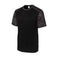 thumbnail image 1 of Gravity Threads CamoHex Athletic T-Shirt - Black/Iron Grey - Medium, 1 of 1