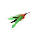 thumbnail image 2 of Pet Cat Dogs Toys Funny Interactive Plush Toy Toy; Feather Caterpillar Feather Stick Wand Replacement Head, 2 of 3
