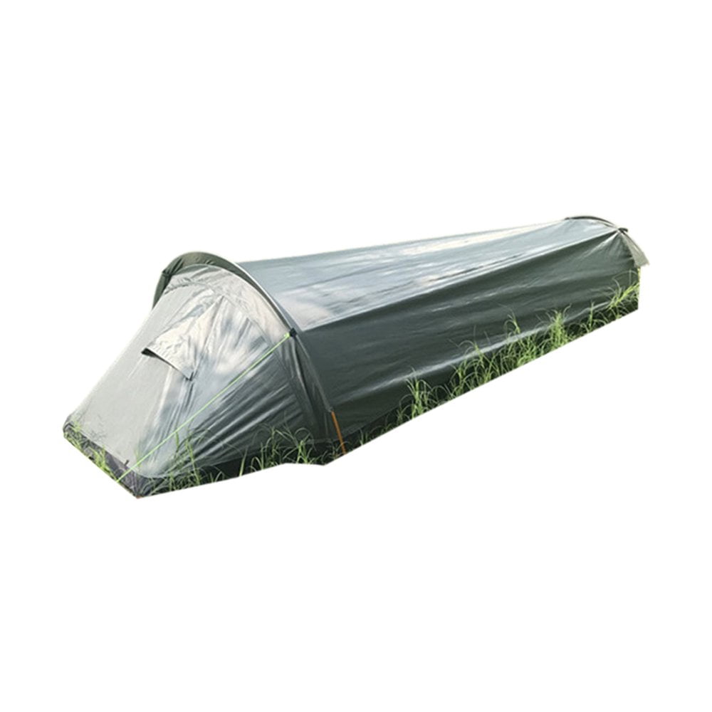 HLONK Single Person Individual Bivy Tent Lightly weight Single Person Tent Watertight Backpacking Tent Camping Bivy Bag