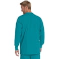 thumbnail image 3 of Landau Veste Médicale d'Échauffement Classique à 4 Poches pour Homme, Bleu Sarcelle, Petit, 3 of 9