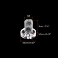 thumbnail image 2 of Unique Bargains M5x8mm Plastic Phillips Bolts PC Pan Head Machine Screws Transparent 50 Pack, 2 of 5