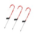 thumbnail image 3 of 3Pcs Christmas Candy Cane Lights Outdoor Landscape Lights Christmas Stakes Light Style A, 3 of 9