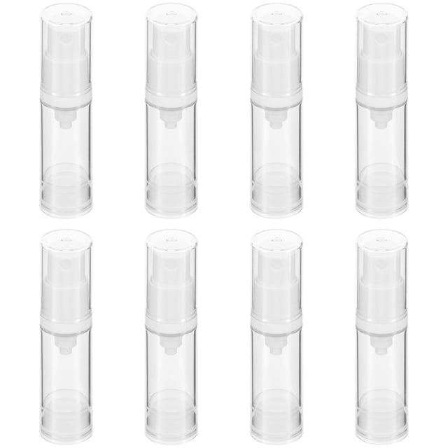 8 Pcs Bouteilles de Parfum Transparentes Format Voyage Contenants de Parfum Vides (5ml)