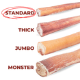 thumbnail image 3 of Bully Bunches 12" Standard Bully Sticks Odour Free All Natural Dog Chews 20 Pack, 3 of 10