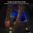 thumbnail image 4 of Knee Brace Compression Knee Pad Sleeve Volleyball Basketball Protect I2 B4T4, 4 of 9