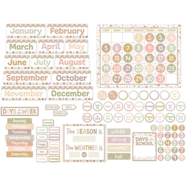 Teacher Created Resources TCR7201 Tableau d'Affichage de Tons Terrazzo