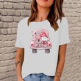thumbnail image 1 of Meichang T-Shirts de la Saint-Valentin pour Femmes, T-Shirt Graphique Cœur d'Amour, Hauts à Manches Courtes, Col Rond Décontracté, T-Shirts, Blouses, T-Shirts Joyeuse Saint-Valentin, 1 of 5