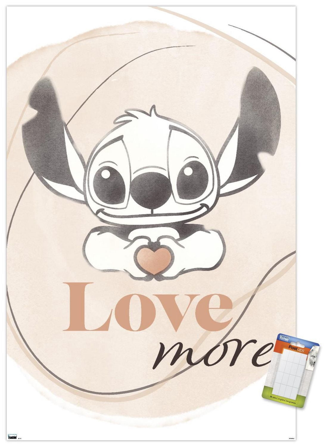 Disney Lilo and Stitch - Love More Wall Poster