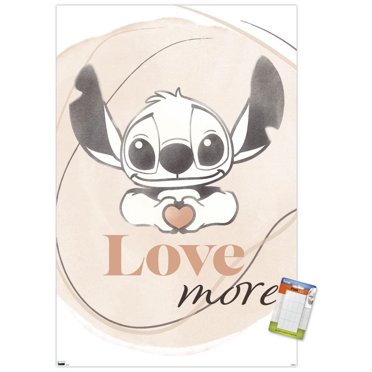 Disney Lilo and Stitch - Love More Wall Poster, 22.375" x 34"