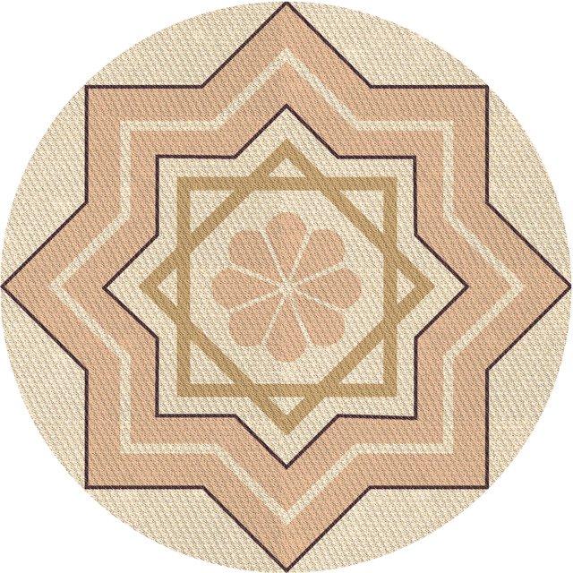 Ahgly Company Tapis d'Intérieur Lavable en Machine Carré Transitionnel Blond Doré Or, 3 Pieds Carré