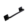 thumbnail image 2 of Durable Over Cabinet Towel Bar Shelf Removable Washcloths Rack Hanger Hook Hand short black, 2 of 7