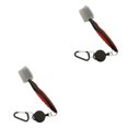 thumbnail image 4 of Baohd Stainless Steel Golf Club Brush Ergonomic Handheld Replacement Solid Color Shoe Brushes Cleaning Tool Accessories Red with Lid 2Set, 4 of 6