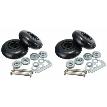 4 Ensembles de Roues de Remplacement pour Valise Axes Outil de Réparation de Luxe OD 68mm