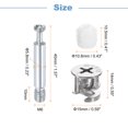 thumbnail image 2 of 30Set 15x14mm Furniture Cam Lock Fitting with 5.8x40mm Dowel Fasteners, 2 of 7