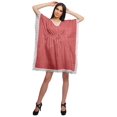 thumbnail image 2 of Moomaya Robe Courte de Caftan de Plage, Robe de Couverture Imprimée, Kaftan pour Femmes, Tenue de Plage, Couverture, 2 of 4