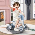thumbnail image 4 of Costway 3 in 1 Rocking Horse with Detachable Balance Board and Height Adjustable Seat Grey&Blue, 4 of 10