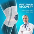 thumbnail image 3 of Knee Brace with Side Stabilizers Relieve Meniscal Tear Knee Pain ACL MCL Arthritis,Joint Pain Relief, Breathable Adjustable Knee Support Suitable with Sports Injuries, 3 of 5
