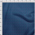 thumbnail image 3 of oneOone Cotton Poplin Fabric Leaves & Swirl Block Printed Craft Fabric BTY 42 Inch Wide, 3 of 4