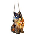thumbnail image 2 of 2D Acrylic Dog Art Color Pendant Hanging Corgi Dog//French//window Decoration Suitable For Dog Lovers, 2 of 9