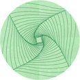 thumbnail image 1 of Ahgly Company Tapis d'Intérieur Lavable à la Machine, Carré, Transitionnel, Vert Menthe, Tapis de Zone, 3 Pieds Carré, 1 of 7