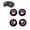 Rose, variante sur EeaseCA 4 Pcs Capuchons de Poignées pour Joysticks, Capuchons de Joysticks pour PS4/ PS3/ PS2/ XBOXone/ XBOX360 (Bleu)