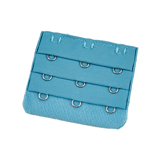 fastboy Extension Strap Bra Extender Buckle 3 Hook Women Accessories Practical Elastic Multicolor Clips Tight 3 Rows Underwear green