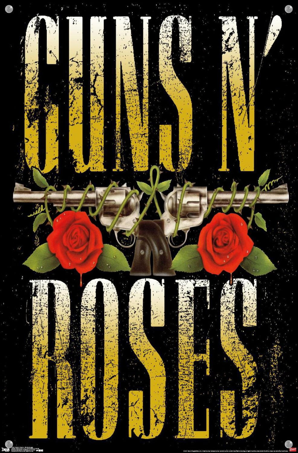 Guns N' Roses - Stacked Logo Wall Poster