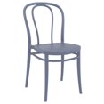 thumbnail image 1 of Siesta Exclusive ISP252-DGR Chaise d'Extérieur en Résine Victor, Gris Foncé, 1 of 7